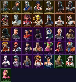 36-Skin Fortnite Account | Sparkle Specialist, Blue Squire, Royale Knight, The Reaper | PSN/Xbox