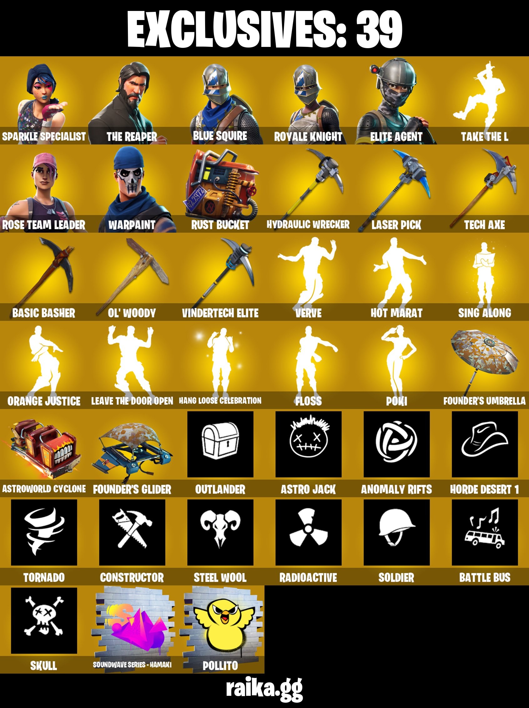139-Skin OG Fortnite Account | Sparkle Specialist, Blue Squire, Royale Knight, The Reaper | PC/PSN/Xbox/Switch/Mobile