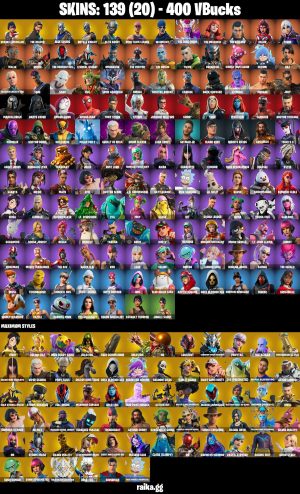 139-Skin OG Fortnite Account | Sparkle Specialist, Blue Squire, Royale Knight, The Reaper | PC/PSN/Xbox/Switch/Mobile