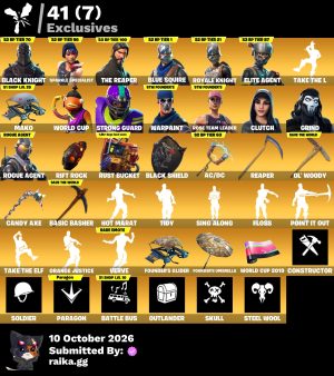 Fortnite account 139-Skin OG Fortnite Account | Black Knight, Sparkle Specialist, Blue Squire, Royale Knight | PC/PSN/Xbox/Switch/Mobile
