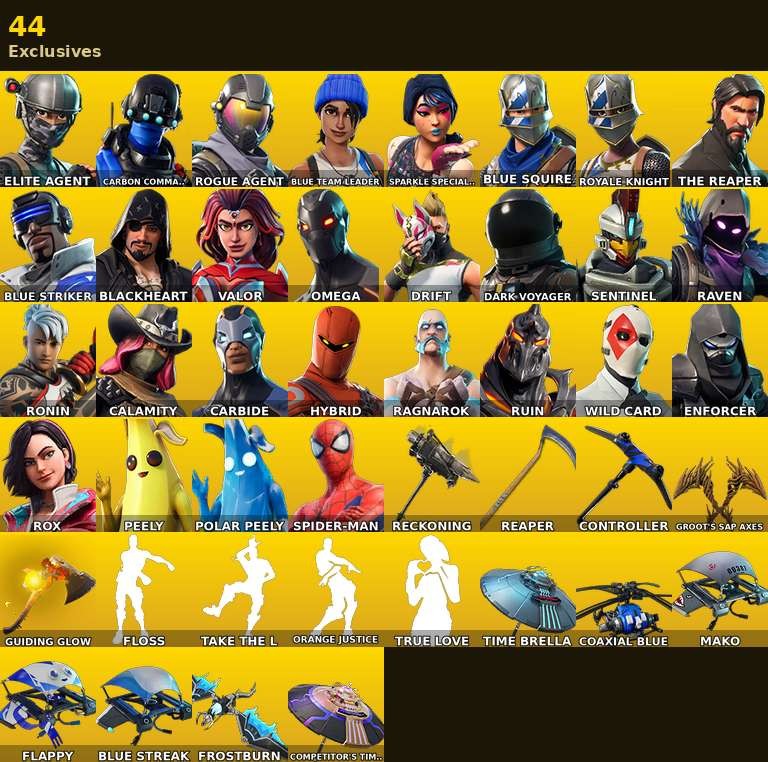 Fortnite account 61-Skin Fortnite Account | Sparkle Specialist, Blue Squire, Royale Knight, The Reaper | PC/Xbox