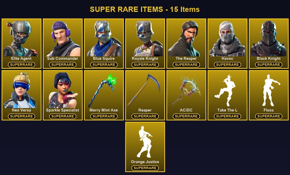 66-Skin Fortnite Account | Black Knight, Sparkle Specialist, Blue Squire, Royale Knight | PC