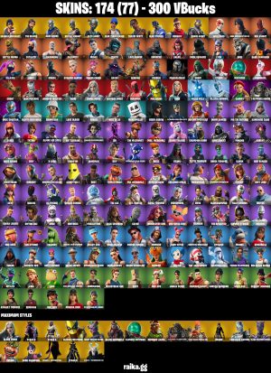 Fortnite account 173-Skin Fortnite Account | Sparkle Specialist, Blue Squire, Royale Knight, Travis Scott | PC/PSN/Xbox/Switch/Mobile