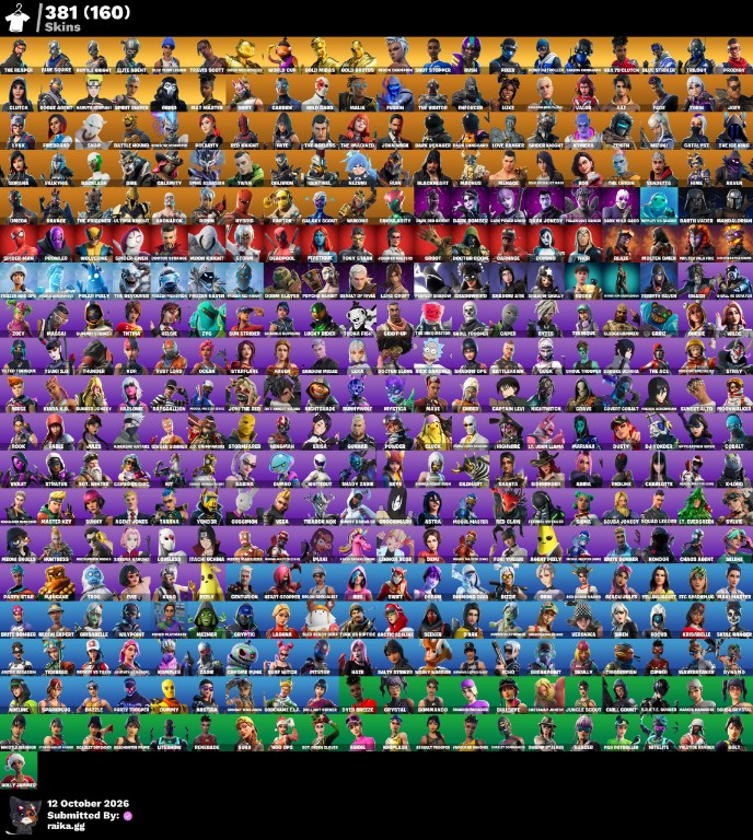 Fortnite account 381-Skin Fortnite Account | Blue Squire, Royale Knight, Travis Scott, The Reaper | PC/PSN/Xbox