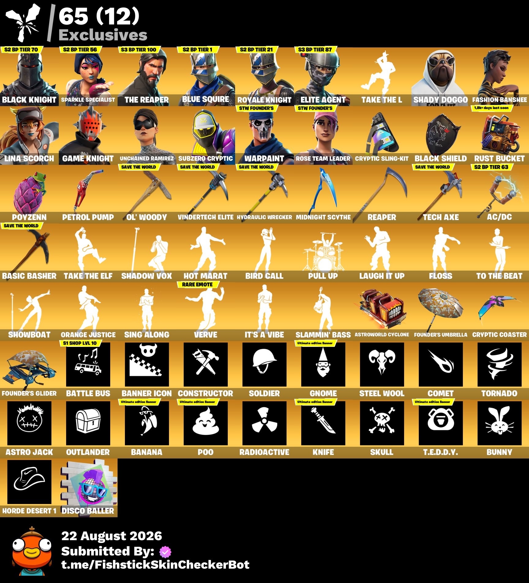 Fortnite account 339-Skin OG Fortnite Account | Black Knight, Sparkle Specialist, Blue Squire, Royale Knight | PC/PSN/Xbox/Switch/Mobile