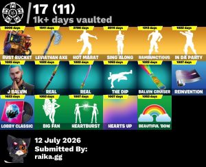 Fortnite account 184-Skin OG Fortnite Account | Black Knight, Sparkle Specialist, Blue Squire, Royale Knight | PC/PSN/Xbox/Switch/Mobile