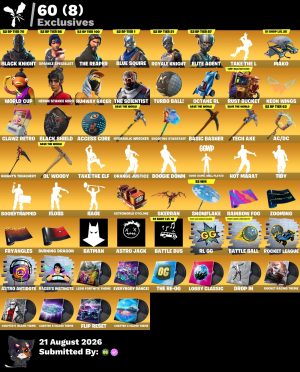 Fortnite account 147-Skin Fortnite Account | Black Knight, Sparkle Specialist, Blue Squire, Royale Knight | PC/PSN/Xbox