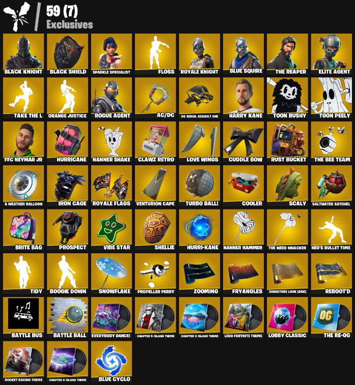 73-Skin Fortnite Account | Black Knight, Sparkle Specialist, Blue Squire, Royale Knight | PC/PSN/Xbox