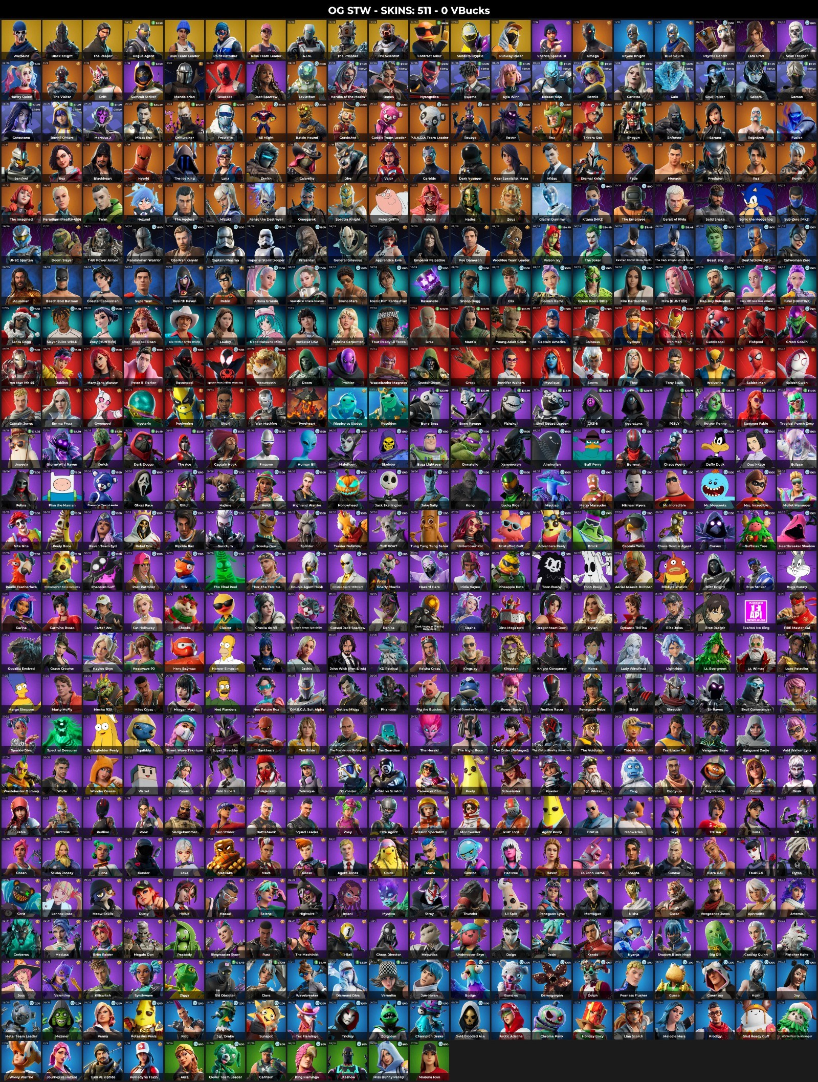 Fortnite account 511-Skin OG Fortnite Account | Black Knight, Sparkle Specialist, Blue Squire, Royale Knight | PC/PSN/Xbox