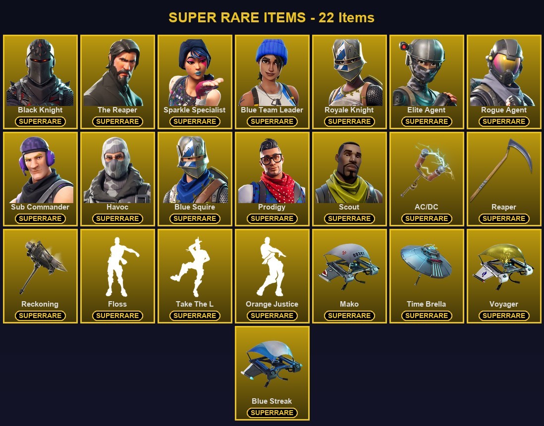 Fortnite account 252-Skin Fortnite Account | Black Knight, Sparkle Specialist, Blue Squire, Royale Knight | PSN/Xbox
