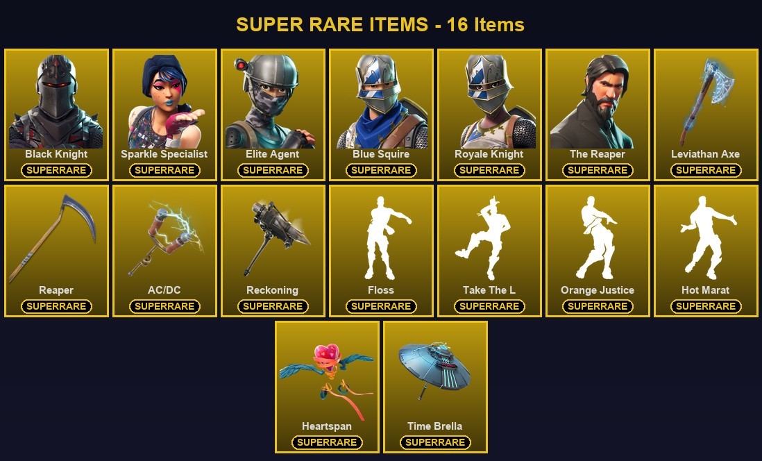 Fortnite account 137-Skin Fortnite Account | Black Knight, Sparkle Specialist, Blue Squire, Royale Knight | PC/Xbox