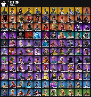 Fortnite account 121-Skin Fortnite Account | Black Knight, Sparkle Specialist, Blue Squire, Royale Knight | PC/Xbox