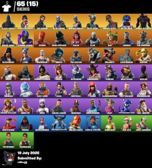 Fortnite account 65-Skin Fortnite Account | Black Knight, Sparkle Specialist, Blue Squire, Royale Knight | PC/PSN/Xbox