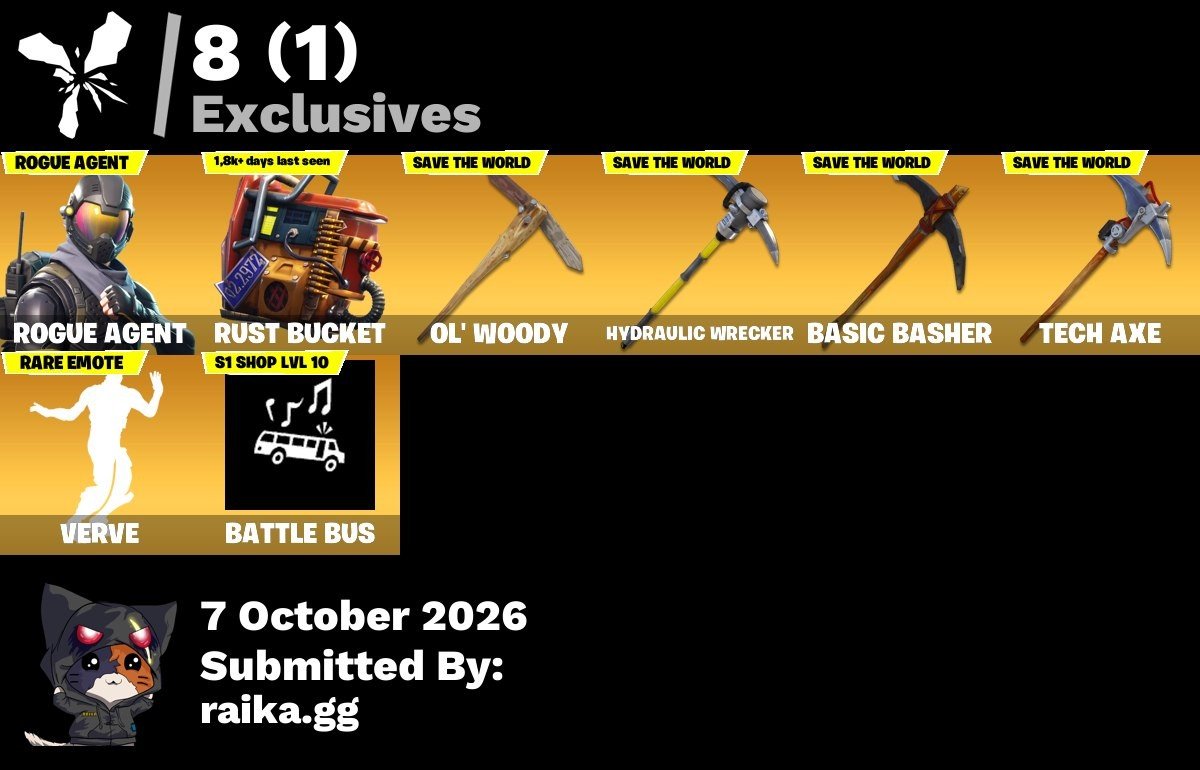 58-Skin Fortnite Account | Carbide, Rogue Agent, Ragnarok | PC/PSN/Xbox/Switch