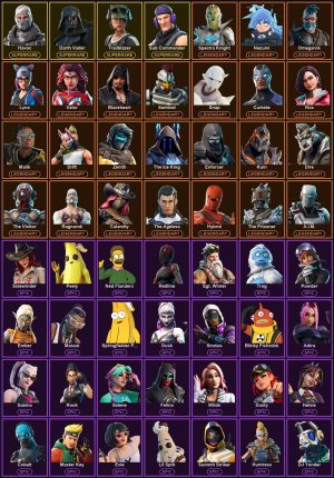 Fortnite account 81-Skin Fortnite Account | Havoc, Carbide, Sub Commander, Drift | PSN