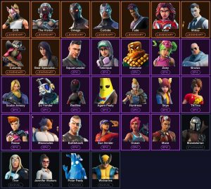 32-Skin Fortnite Account | Eon, Omega, Carbide, The Visitor | PC/PSN