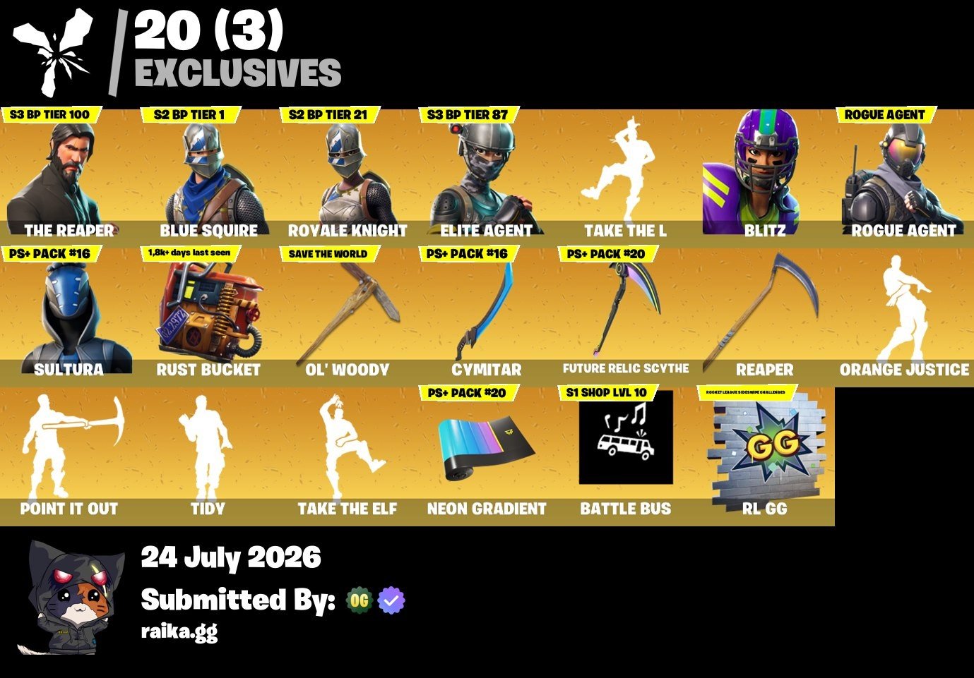 66-Skin Fortnite Account | Blue Squire, Royale Knight, The Reaper, Elite Agent | PC/Xbox