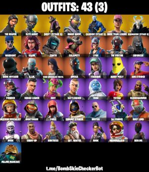 Fortnite account 43-Skin OG Fortnite Account | The Reaper, Elite Agent, Dark Voyager, Omega | PC/PSN/Xbox