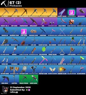 52-Skin OG Fortnite Account | The Reaper, Elite Agent, Dark Voyager, Omega | PC/PSN/Xbox