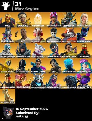 126-Skin Fortnite Account | Blue Squire, Drift, Huntmaster Saber | PC