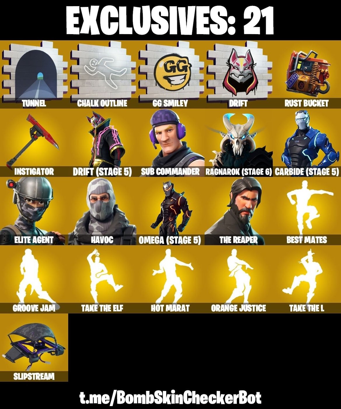 53-Skin Fortnite Account | The Reaper, Havoc, Elite Agent, Omega | PC/PSN/Xbox