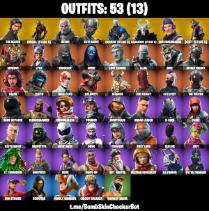 53-Skin Fortnite Account | The Reaper, Havoc, Elite Agent, Omega | PC/PSN/Xbox