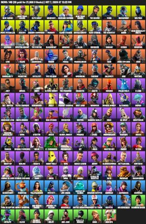 148-Skin OG Fortnite Account | Blue Squire, Royale Knight, The Reaper, Elite Agent | PC/Xbox