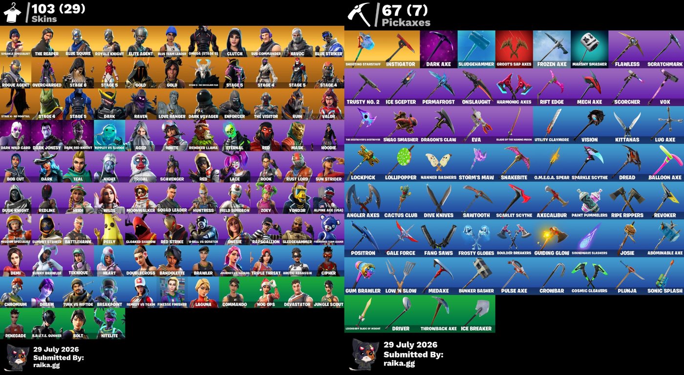79-Skin Fortnite Account | Sparkle Specialist, Blue Squire, Royale Knight, The Reaper | PC/Xbox