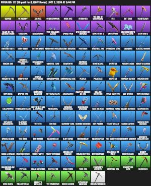 112-Skin OG Fortnite Account | Blue Squire, Royale Knight, The Reaper, Elite Agent | PC/PSN