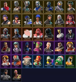 Fortnite account 37-Skin Fortnite Account | Sparkle Specialist, Blue Squire, Royale Knight, The Reaper | PSN/Xbox