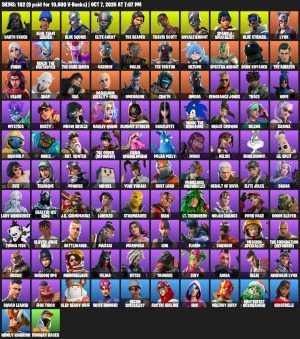 102-Skin Fortnite Account | Sparkle Specialist, Royale Knight, Travis Scott, The Reaper | PC/Xbox