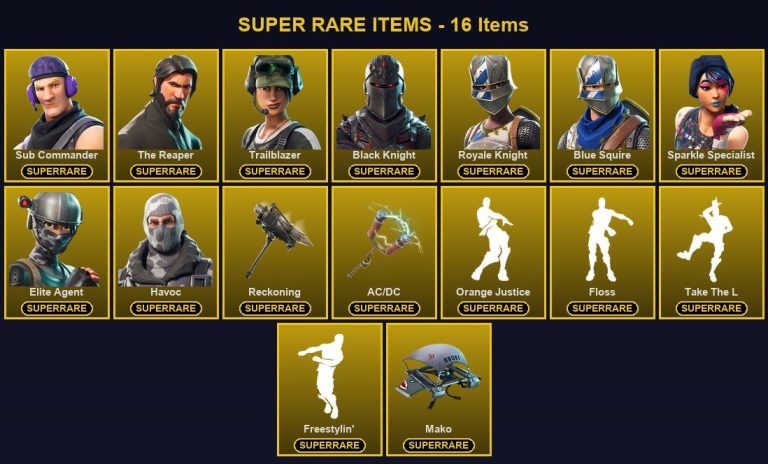 53-Skin Fortnite Account | Black Knight, Sparkle Specialist, Blue Squire, Royale Knight | PC/PSN