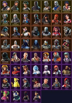 53-Skin Fortnite Account | Black Knight, Sparkle Specialist, Blue Squire, Royale Knight | PC/PSN