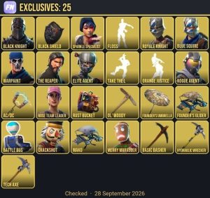 159-Skin OG Fortnite Account | Black Knight, Sparkle Specialist, Blue Squire, Royale Knight | PC/PSN/Xbox