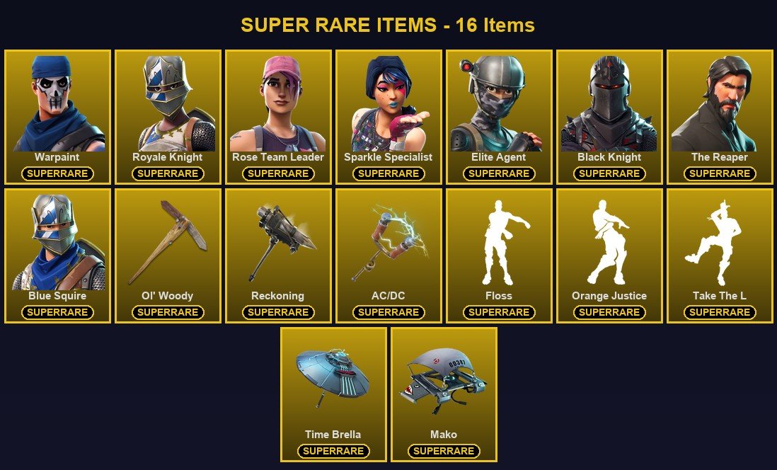 66-Skin Fortnite Account | Black Knight, Sparkle Specialist, Blue Squire, Royale Knight | PC/PSN