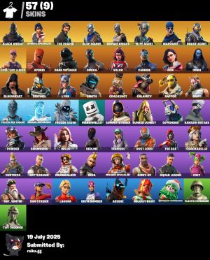 57-Skin OG Fortnite Account | Black Knight, Sparkle Specialist, Blue Squire, Royale Knight | PC/PSN/Xbox