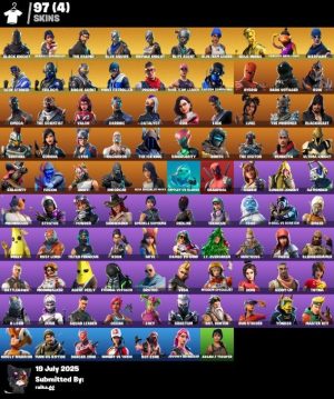 97-Skin OG Fortnite Account | Black Knight, Sparkle Specialist, Blue Squire, Royale Knight | PC/PSN/Xbox