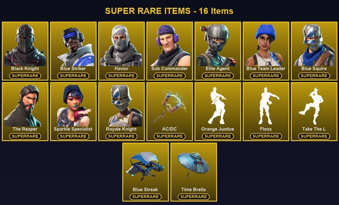 143-Skin Fortnite Account | Black Knight, Sparkle Specialist, Blue Squire, Royale Knight | PC/PSN/Xbox