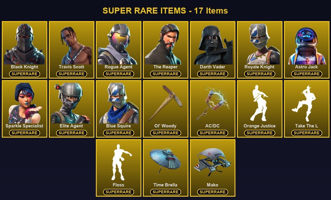 107-Skin Fortnite Account | Black Knight, Sparkle Specialist, Blue Squire, Royale Knight | PC/PSN/Xbox