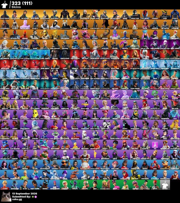 323-Skin Fortnite Account | Black Knight, Sparkle Specialist, Blue Squire, Royale Knight | PC