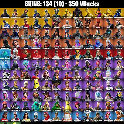 134-Skin OG Fortnite Account | Black Knight, Sparkle Specialist, Blue Squire, Royale Knight | PC/PSN/Xbox/Switch/Mobile