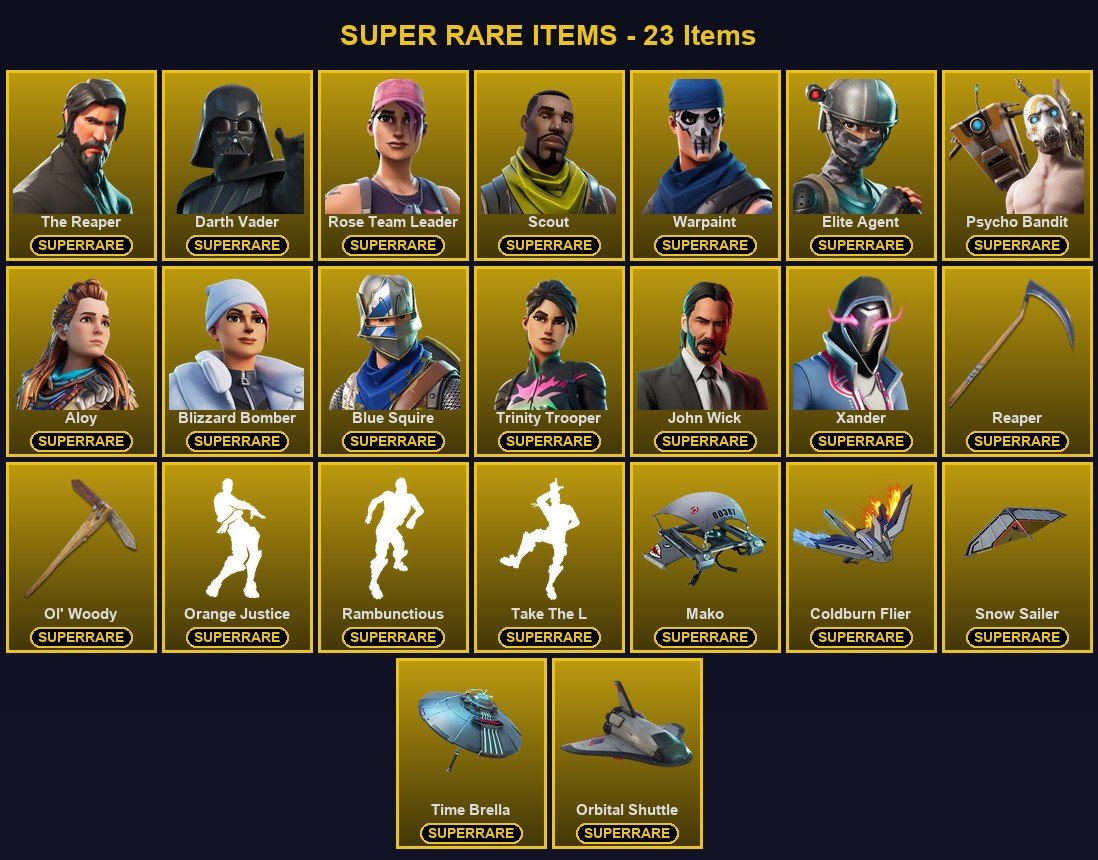 Fortnite account 613-Skin Fortnite Account | Blue Squire, The Reaper, Elite Agent, Carbide | PC