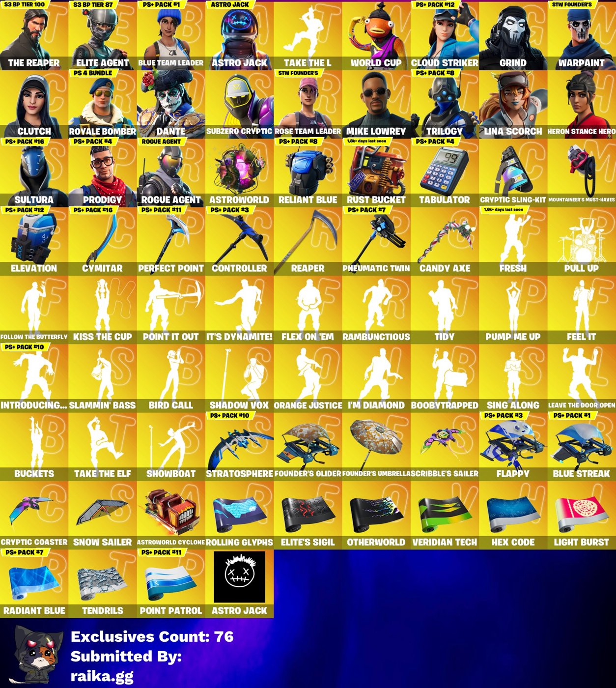 Fortnite account 615-Skin OG Fortnite Account | The Reaper, Elite Agent, Renegade Raider | PC/PSN/Xbox