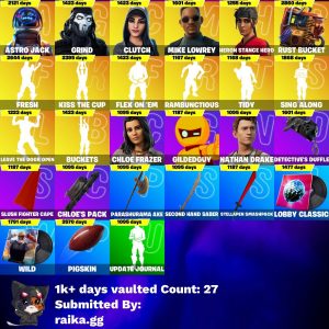 Fortnite account 615-Skin OG Fortnite Account | The Reaper, Elite Agent, Renegade Raider | PC/PSN/Xbox