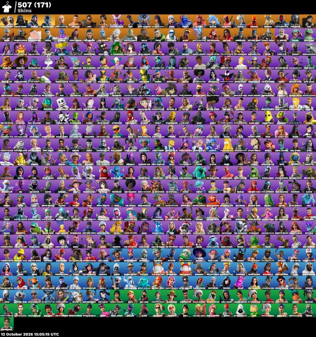 507-Skin Fortnite Account | Ghoul Trooper, Mogul Master, Renegade Raider, Lara Croft | PC/PSN/Xbox