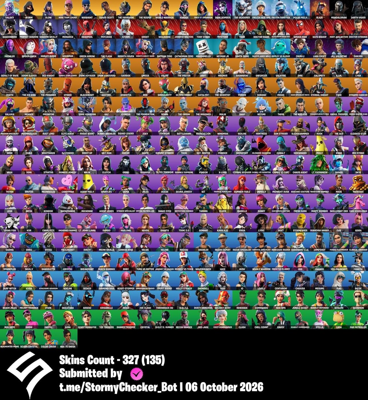 327-Skin OG Fortnite Account | Galaxy, IKONIK, Travis Scott, Glow | PC/PSN/Xbox/Switch/Mobile
