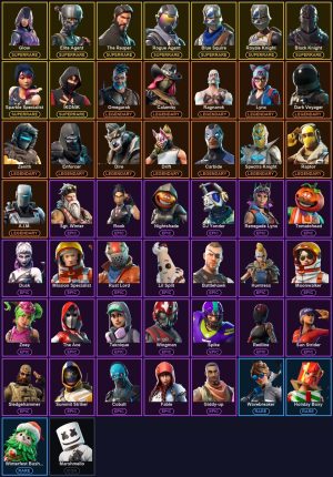 51-Skin Fortnite Account | Black Knight, Sparkle Specialist, Blue Squire, Royale Knight | PC/PSN/Xbox