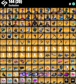 519-Skin OG Fortnite Account | Blue Squire, Royale Knight, Travis Scott, Royale Bomber | PC/PSN