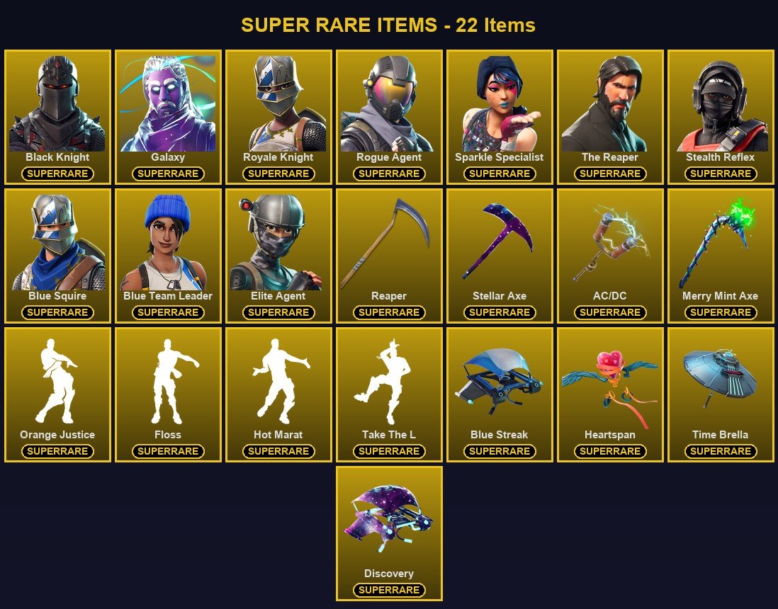 99-Skin Fortnite Account | Black Knight, Sparkle Specialist, Blue Squire, Royale Knight | PC/PSN/Xbox