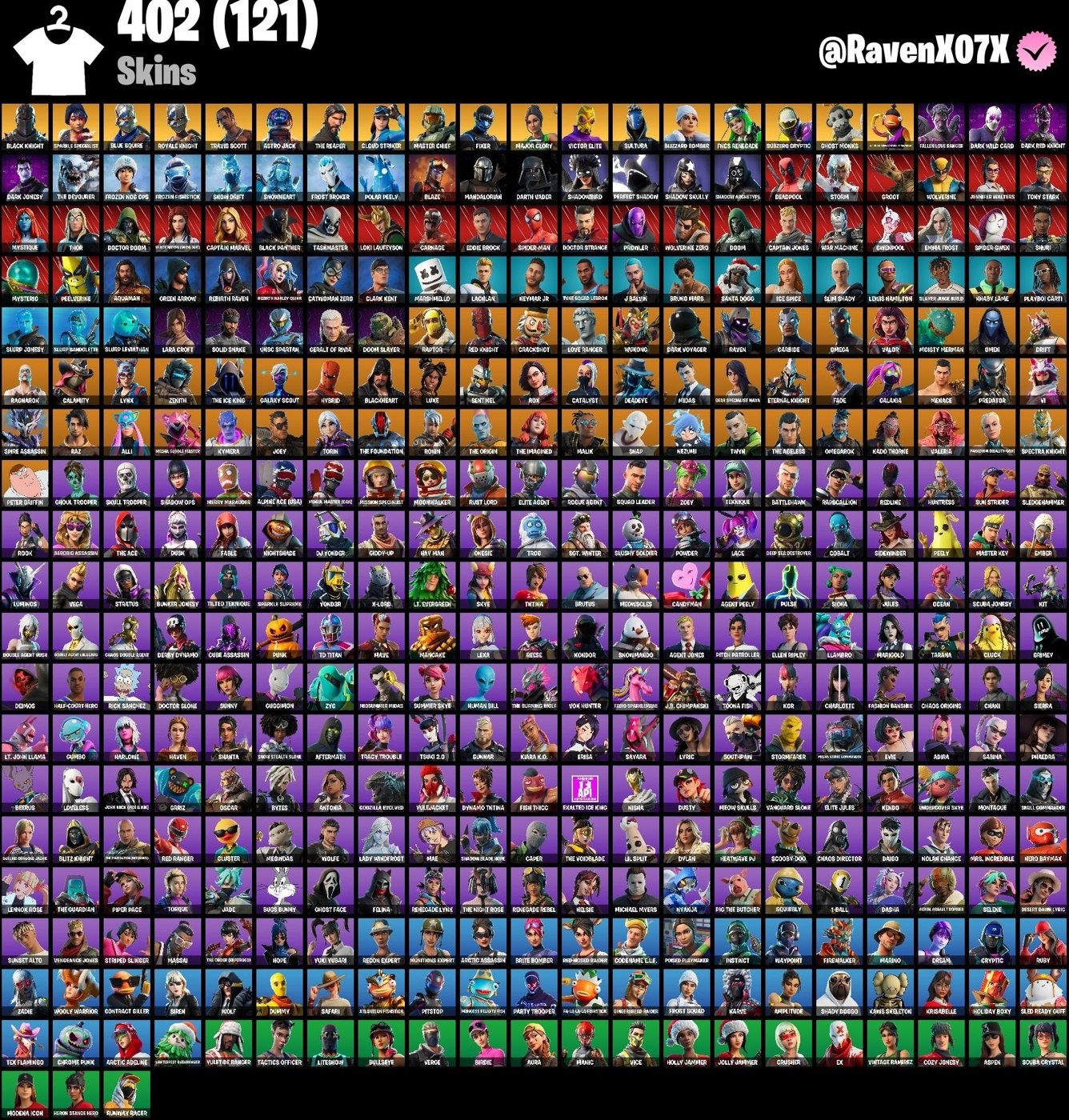 402-Skin Fortnite Account | Black Knight, Sparkle Specialist, Blue Squire, Royale Knight | PC/PSN